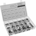 Bsc Preferred Metric Screw Assortment Hex-Drive Rounded Head Black-Oxide Alloy Steel 258 Pieces 90115A032